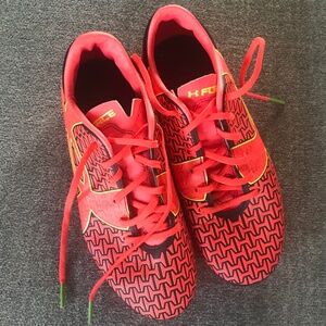 💓Under Armour Neon Orange Force Cleats